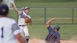 Dallastown's Tye Golden turns a double play on State