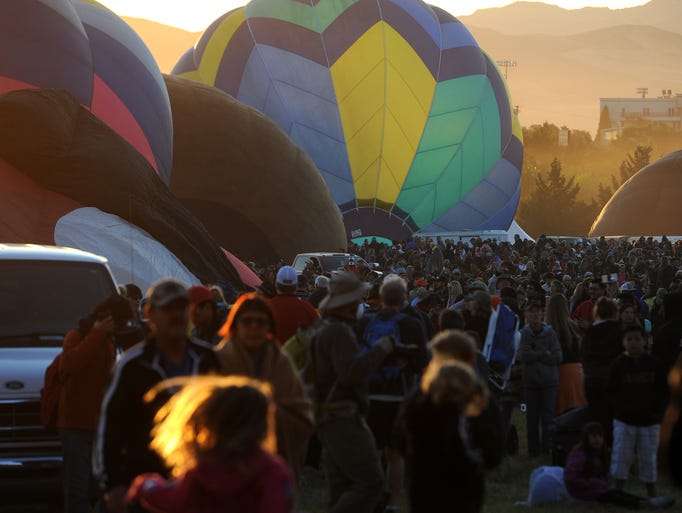 Day 2 of the Great Reno Balloon Race in Rancho San
