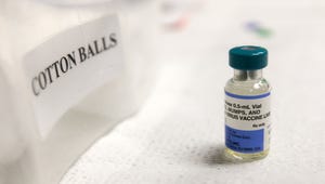 A vial measles vaccine at the Maricopa County Public Health Immunization Clinic in Phoenix on Thursday, January 22, 2015.