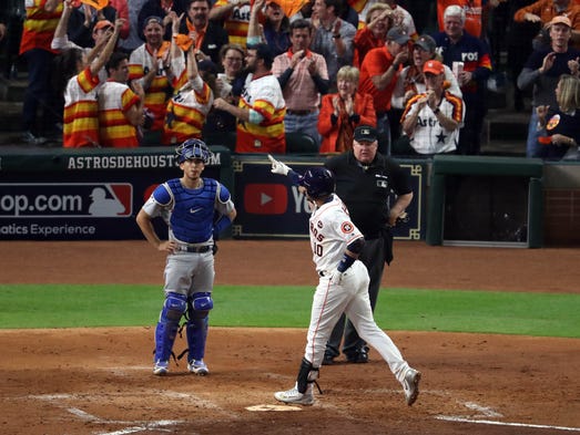 Game 5 at Minute Maid Park: Houston Astros first baseman