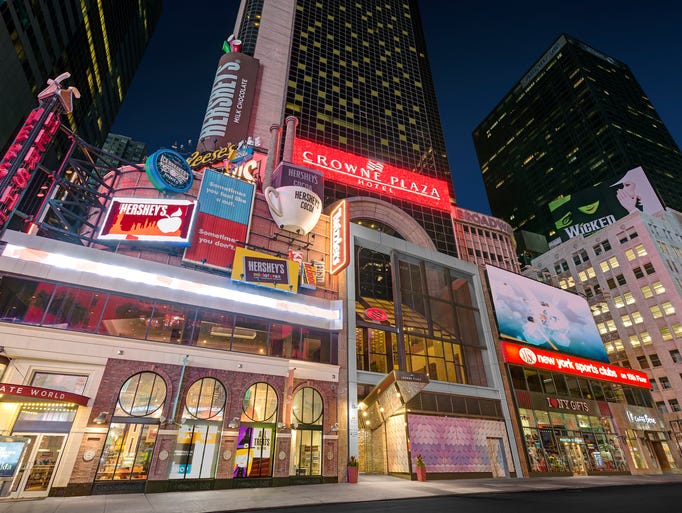 The Crowne Plaza Times Square is the 19th most in demand