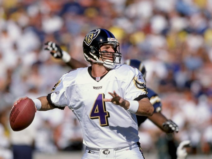 Jim Harbaugh played one season in Baltimore, 1998.