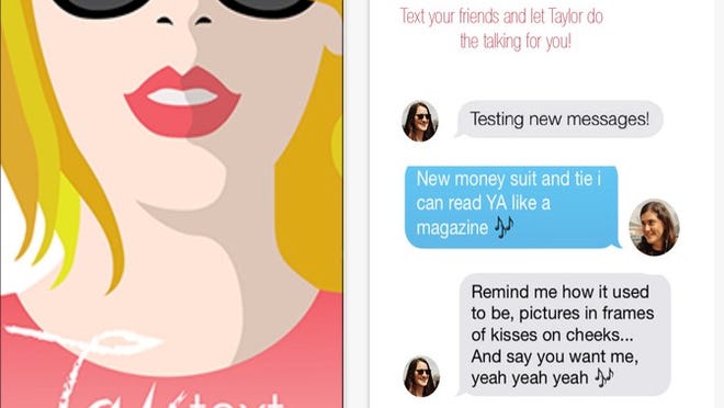 This Genius App Lets You Text Exclusively With Taylor Swift Lyrics This Genius App Lets You Text Exclusively With Taylor Swift Lyrics