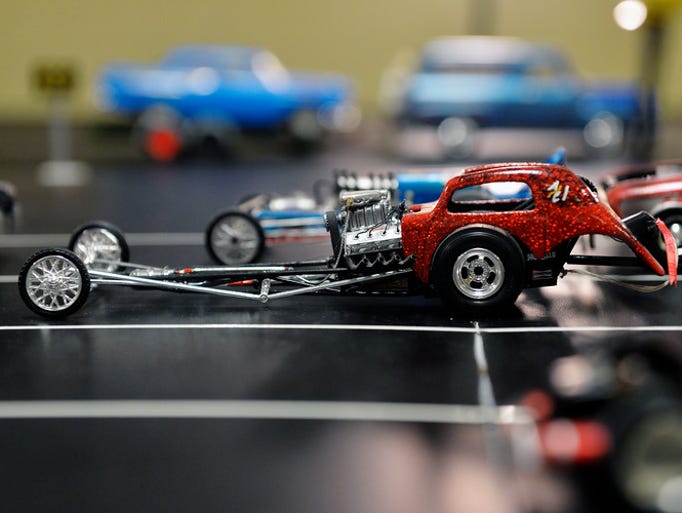 Model cars belonging to members of the Central Pennsylvania