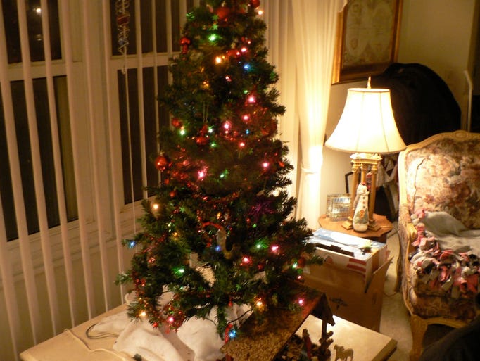 Another Christmas tree in the Oncken home.