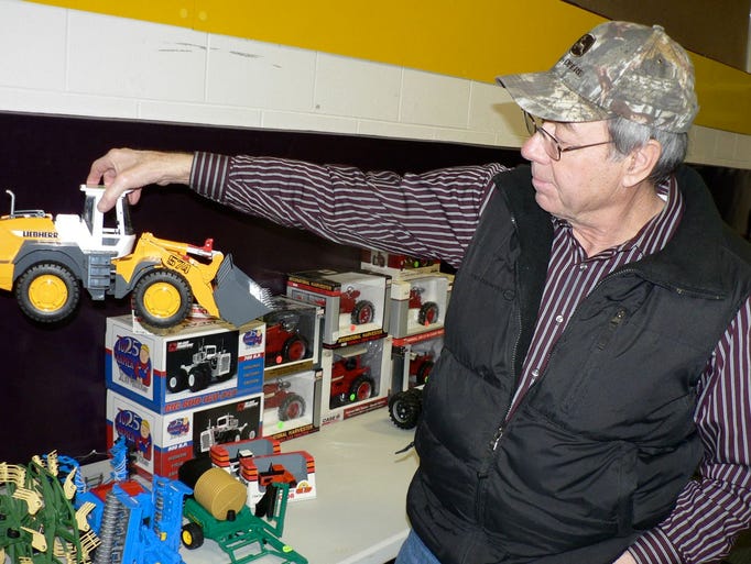 Vendor John Morfeld, Columbus, is in just his second