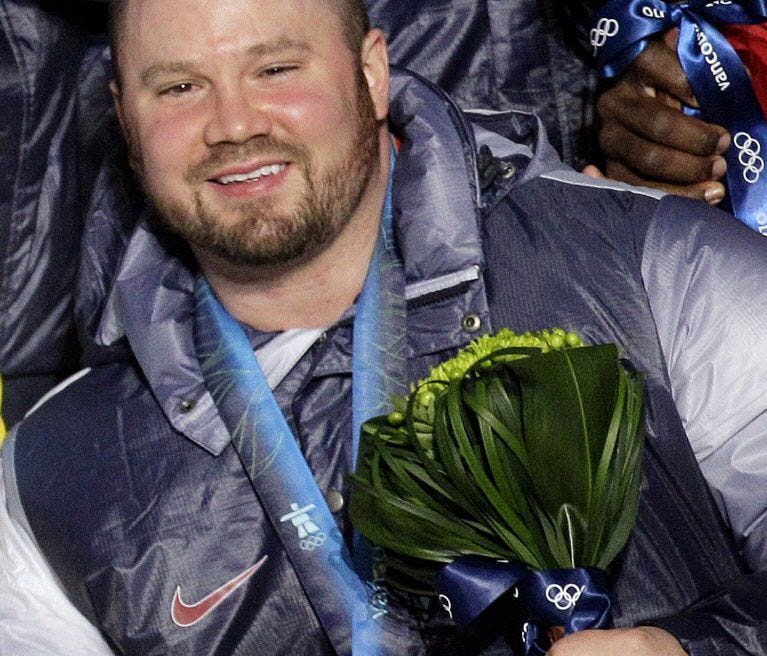 Steven Holcomb won gold in the four-man bobsled at the 2010 Winter Olympics in Vancouver.