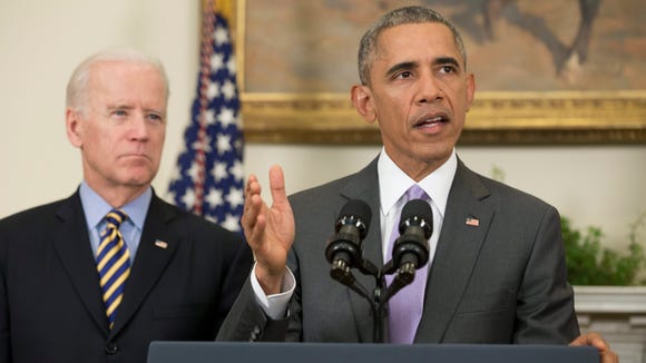 President Obama delivers a statement on the legislation