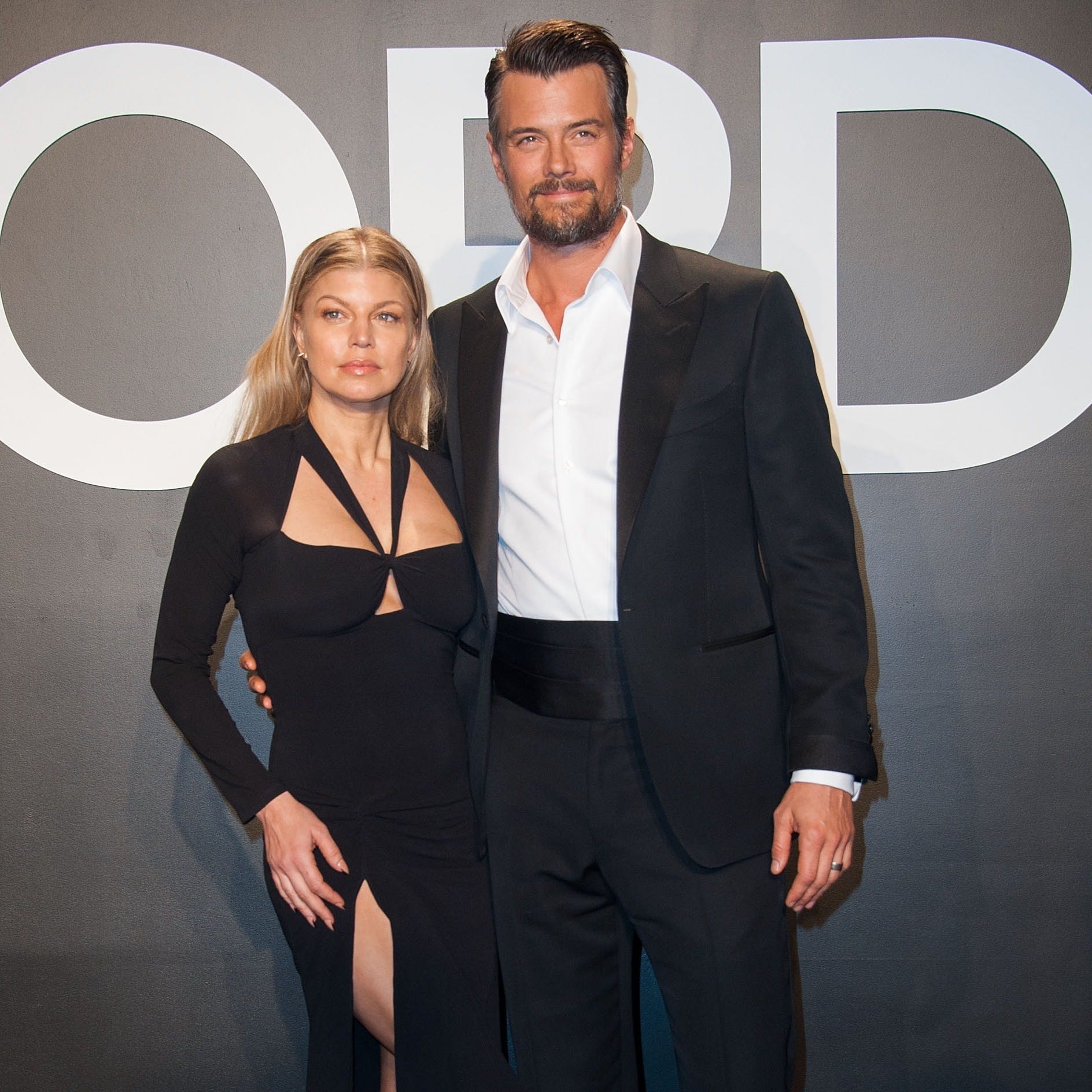 Fergie and Josh Duhamel arrived together.