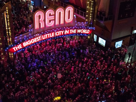 Hundreds of Santas, reindeer, and merry little elves