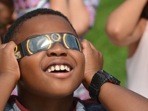 Students and staff at Yorkshire Elementary School take
