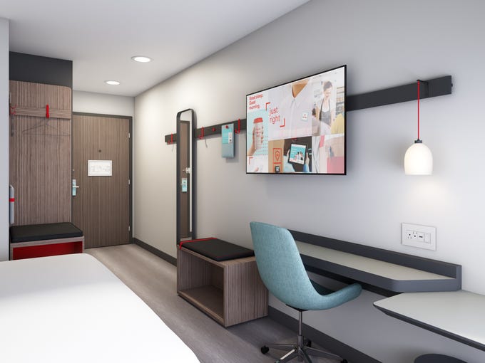 IHG's new avid hotels brand will have an entryway with
