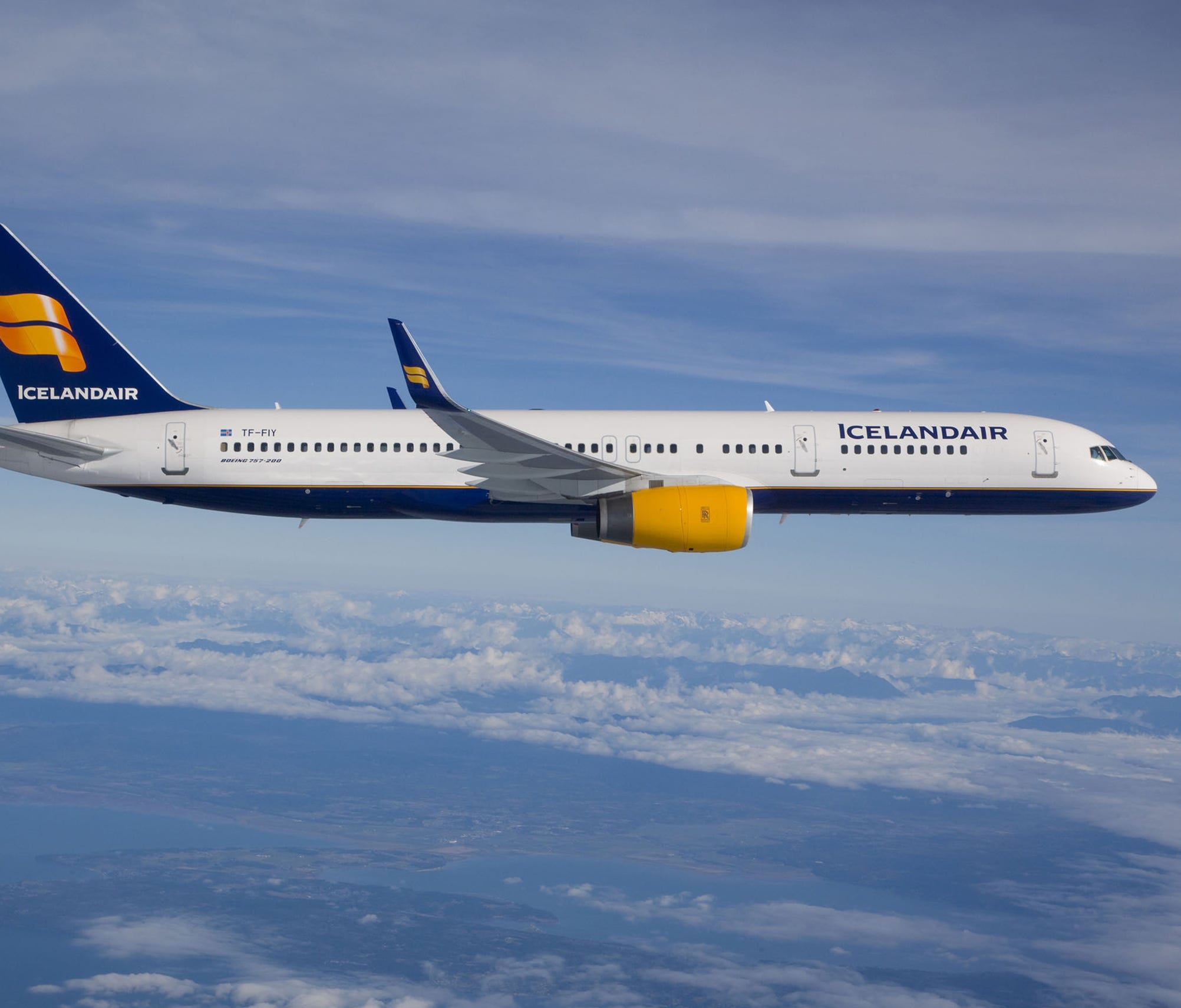 A file photo of an Icelandair Boeing 757.