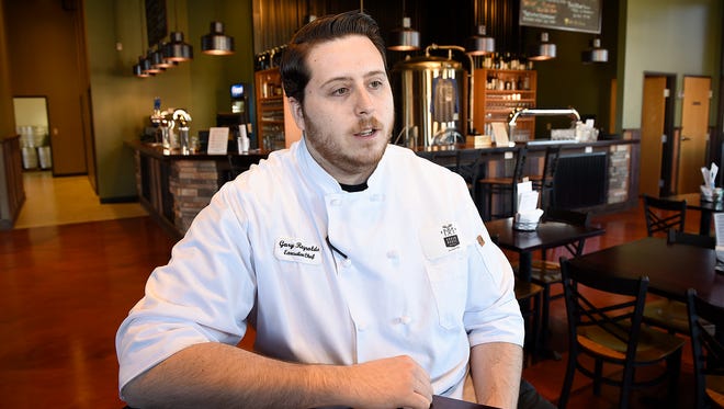 Urban Lodge Brewery & Restaurant Executive Chef Gary Reynolds talks about learning to cook under a number of prestigious chefs in California. He is shown Wednesday, Feb. 1, in Sauk Rapids.