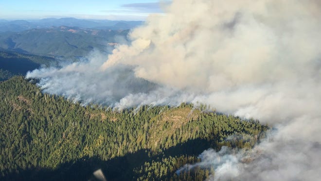 The Taylor Creek Fire in Southern Oregon