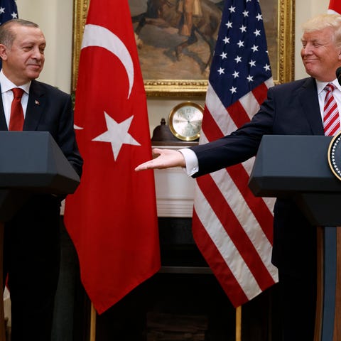 President Trump and Turkish President Recep Tayyip