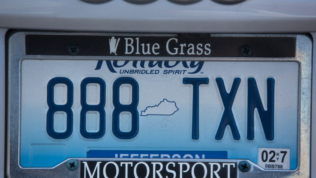 New law to require KY drivers to remove license plate before selling car