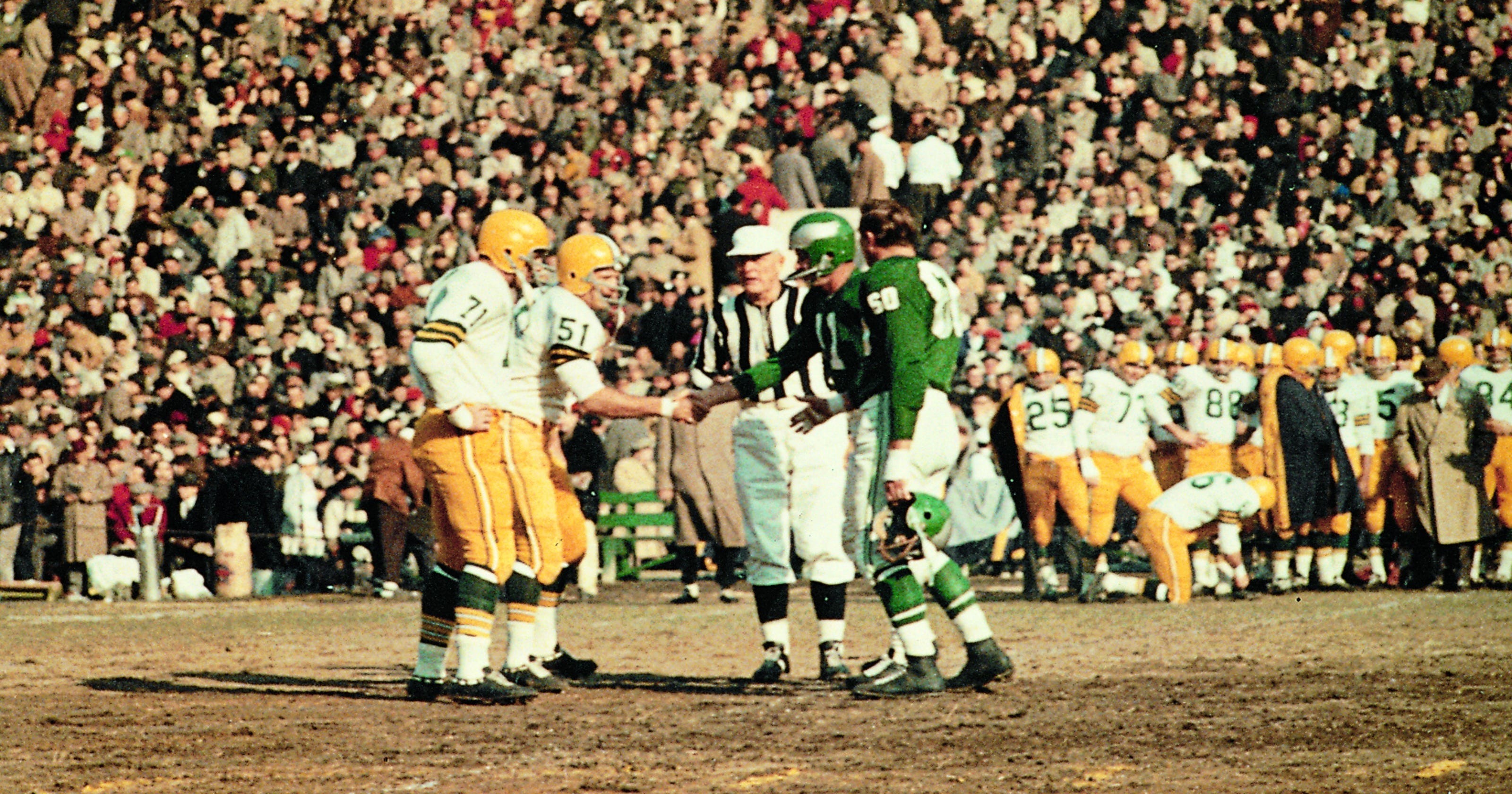 Football fan in stands for last Eagles' NFL championship win