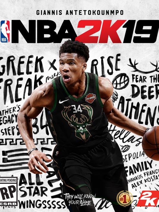 Giannis Antetokounmpo unveiled as NBA 2K19 cover star