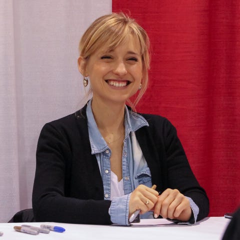 Actress Allison Mack, form the television series...