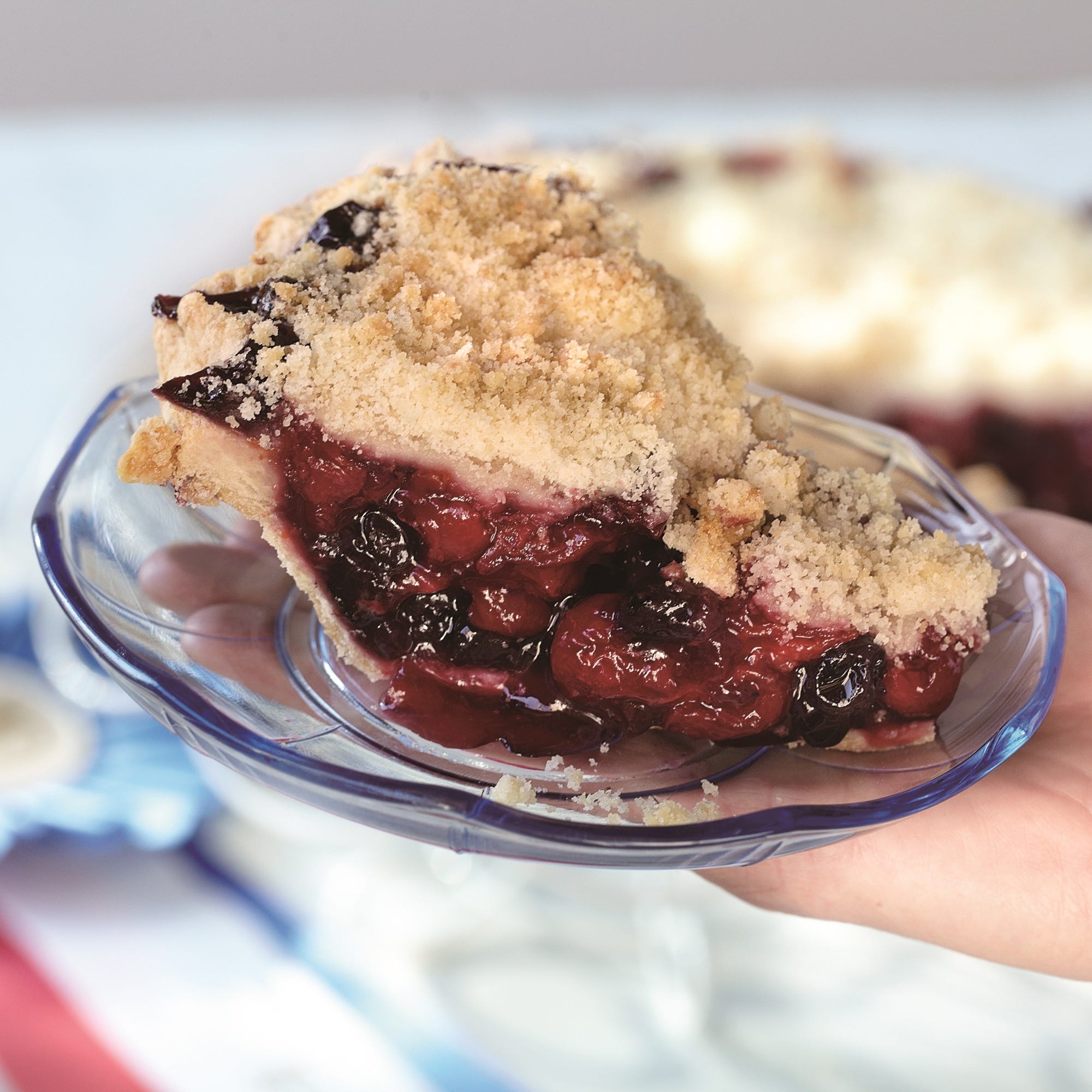 The retro-styled Sweetie-licious Bakery Café in DeWitt, Michigan, serves winners like the Cherry Cherry Berry pie, with layers of fresh Michigan cherries, dry cherries and blueberries.