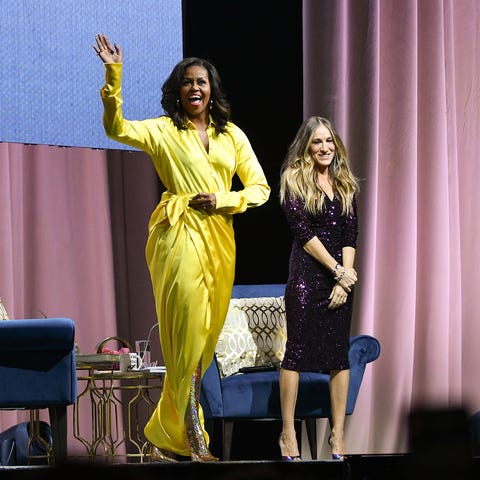Former first lady Michelle Obama discusses her...