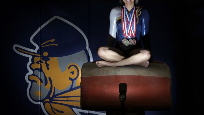 Eastwood HIgh School gymnast Dianeliz Tirado brought home another gold medal from the state gymnastics meet in the vault. 