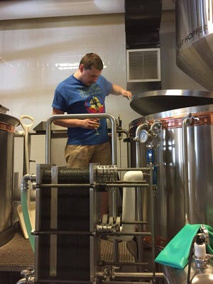 Gozer frontman Brian Bruce helps brew a new Iron Hill Brewery beer named after his band. The Gozer gose should be available at select Iron Hill locations as early as Friday.