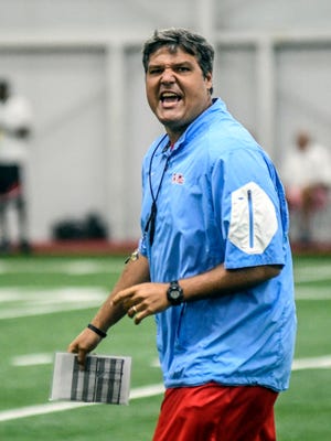 Matt Luke is trying to guide Ole Miss through the injuries, and the subsequent fallout, that come with training camp.