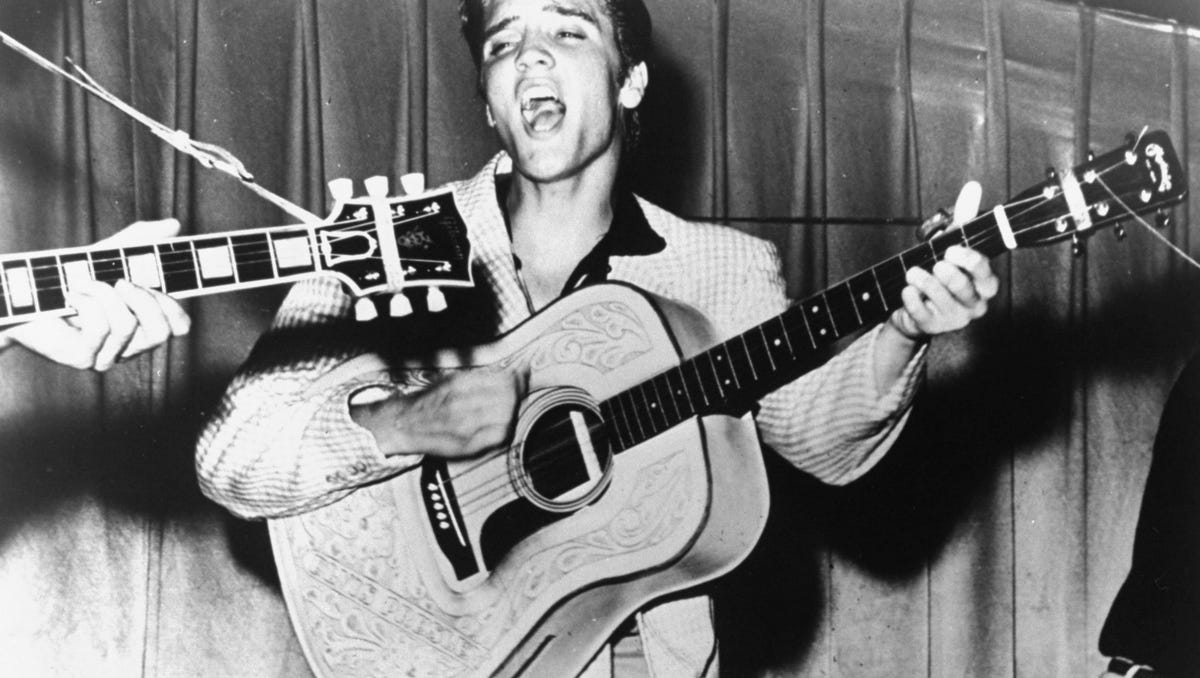 Elvis Presley in 1956
