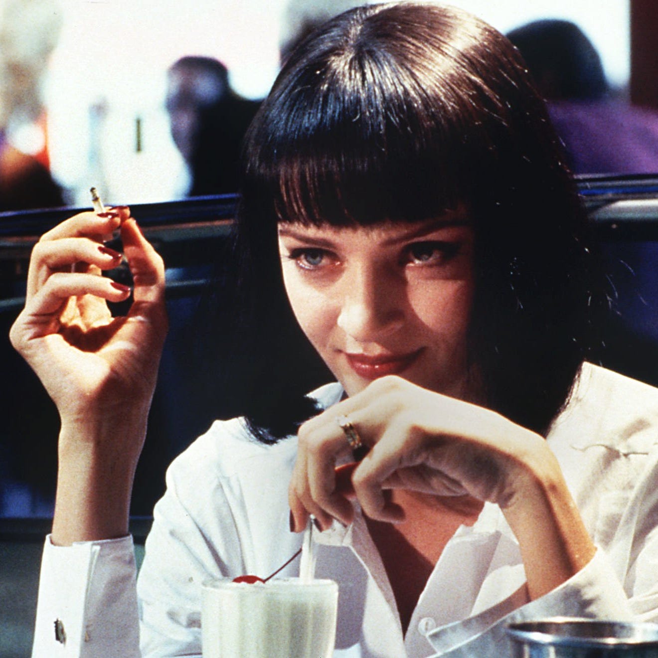 Uma Thurman's blunt 'Pulp Fiction' hairdo was everything.