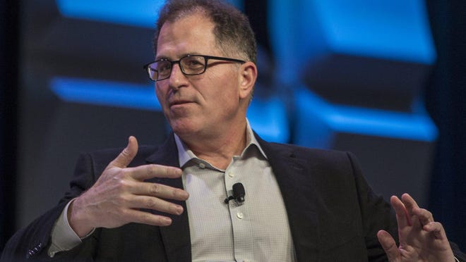 Dell Technologies founder and CEO Michael Dell speaks during the South by Southwest conference in Austin in 2018.