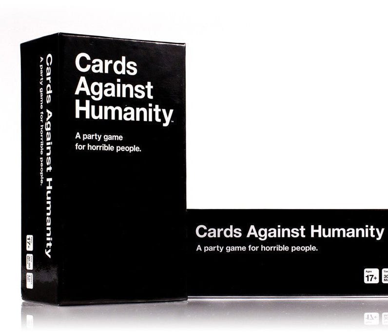 Cards Against Humanity game.