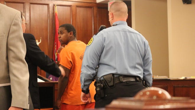 Malcolm Turner appears in Judge Ray Grimes’ court in January 2015.