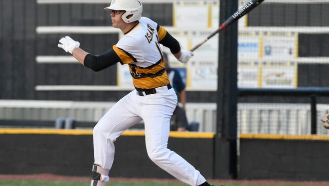 Connor Allen of Merritt Island doubles during a game this season.