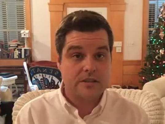 Gaetz Facebook live - Human Trafficking