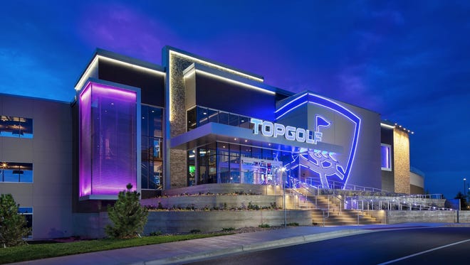 Topgolf center in Centennial, Colo.