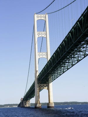 The Mackinac Bridge.