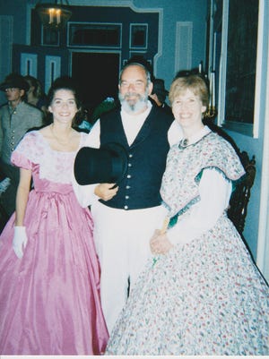 Tommy Coleman with his youngest daughter, Kathryn Coleman Roark, and his wife, Ruth Coleman