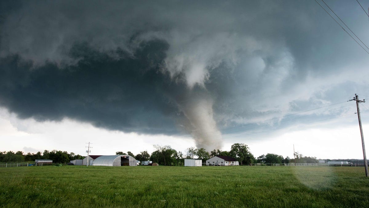 Striking photos from tornadoes in Oklahoma