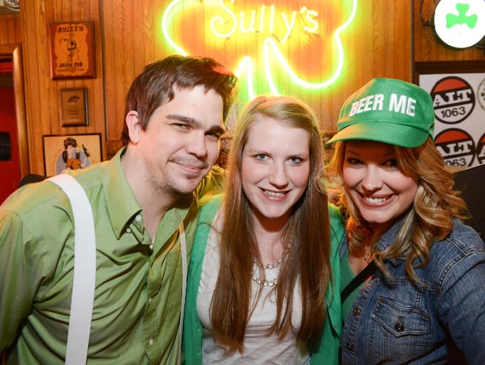 Andrew Thorne, 28, Caroline Olgon, 23, and, Kaitlin