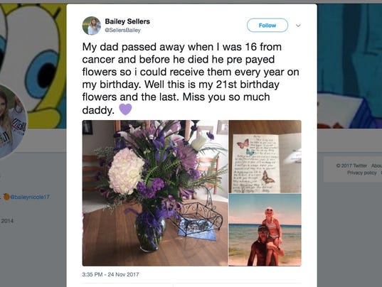 Bailey Sellers Simple Homage To Deceased Dad Lights Up Twitter