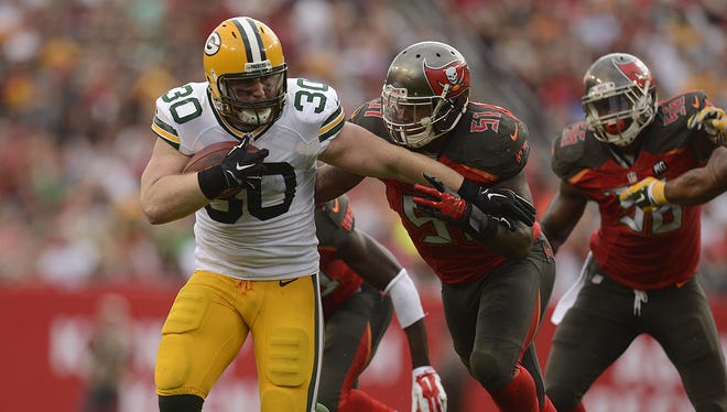 Green Bay Packers fullback John Kuhn played a key role in last week's victory over the Tampa Bay Buccaneers.