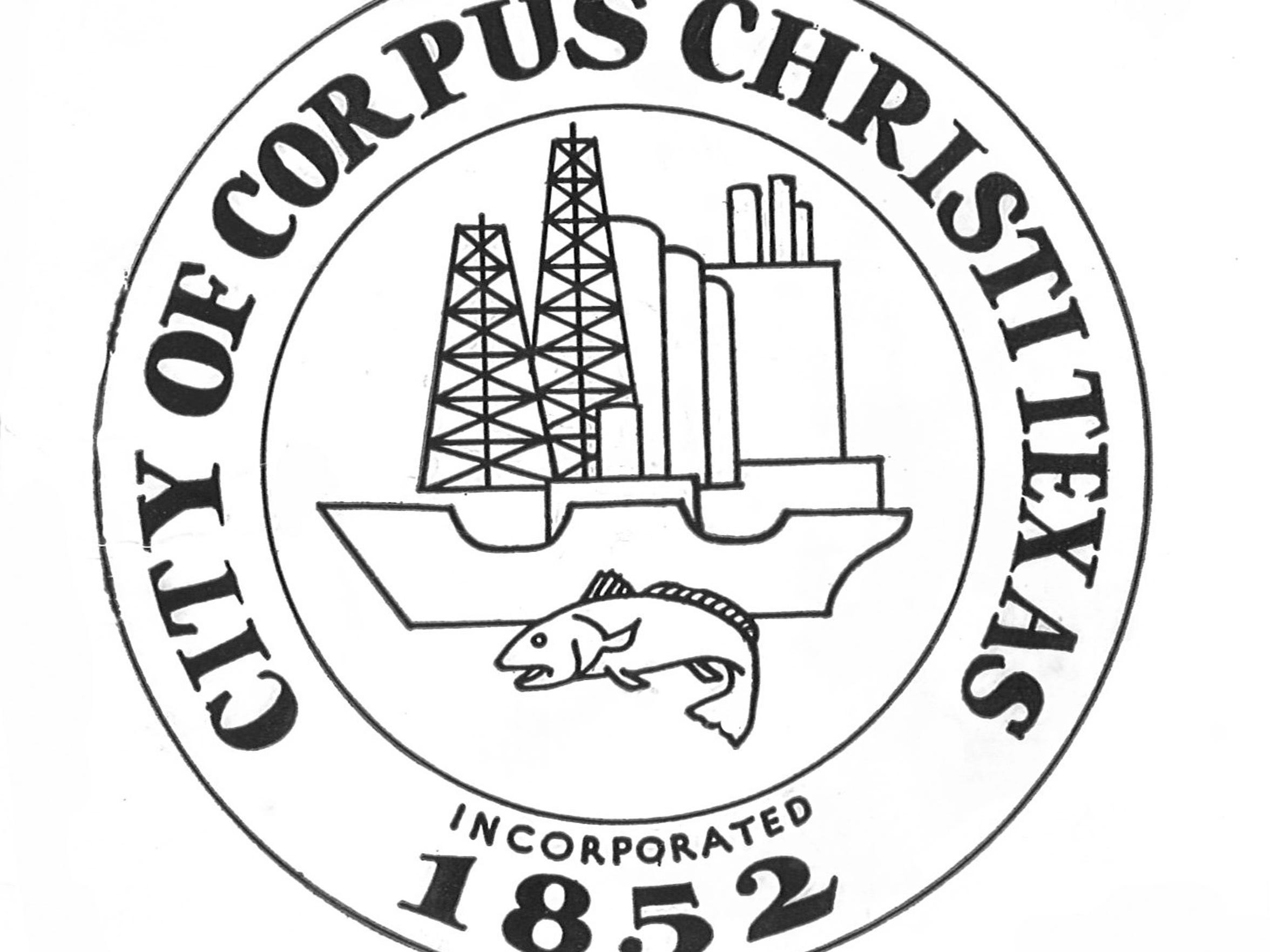 Corpus Christi flag and seal