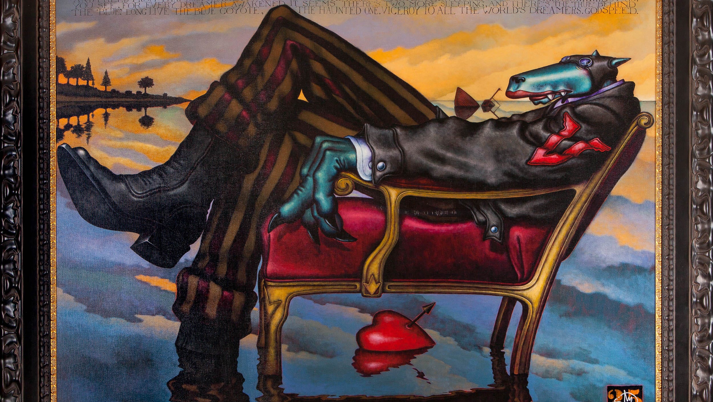 Magical Mixing Of Art Fine Dining At Blue Coyote Supper Club Of
