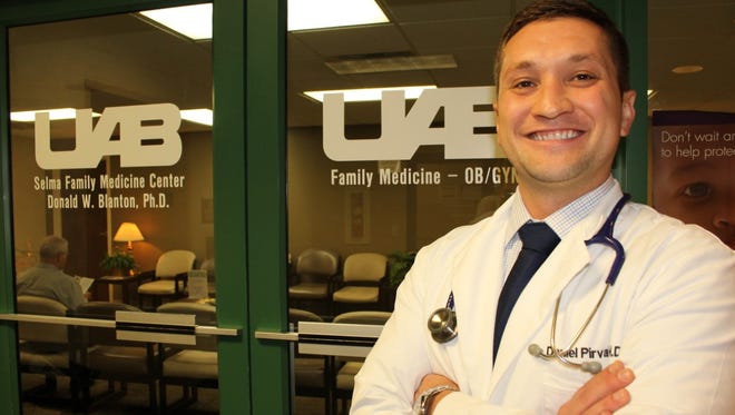 Dr. Daniel Pirvan, who was born in Romania, is proud of his medical profession as well as his American citizenship.