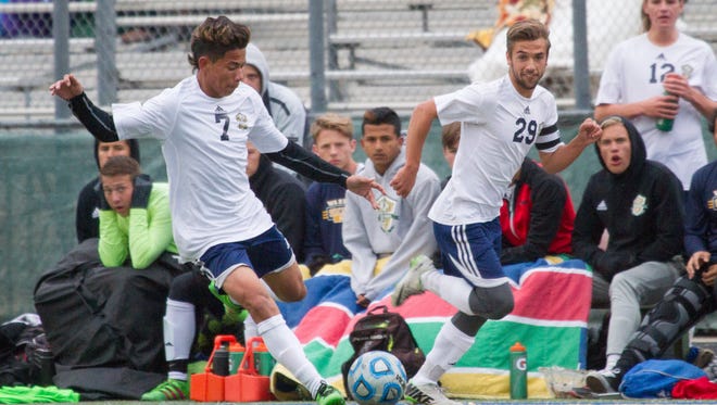 Snow Canyon boys soccer hosts Pine View Thursday, March 29, 2016. 