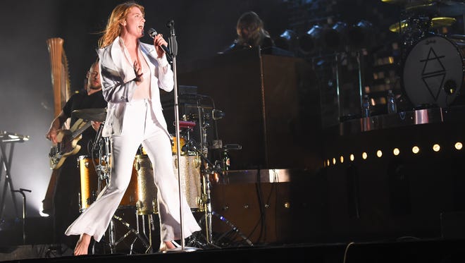Florence Welch of Florence + the Machine performs at the 2015 Coachella festival.