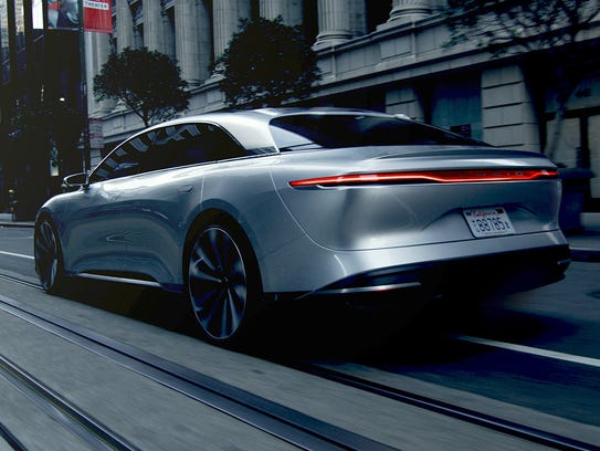 The Lucid Air electric sedan would go head to head