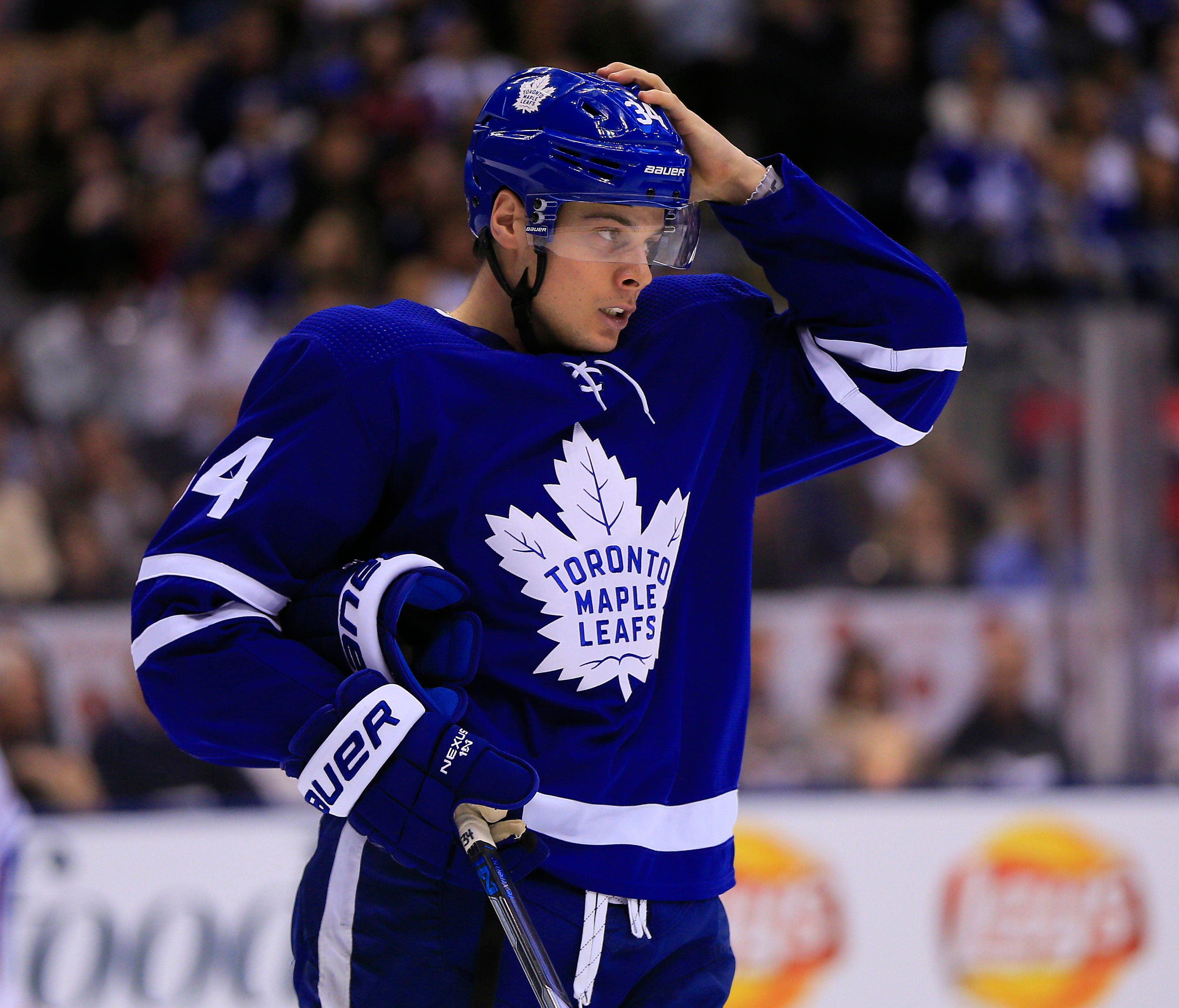 Toronto Maple Leafs forward Auston Matthews has gotten a point in 10 consecutive games.